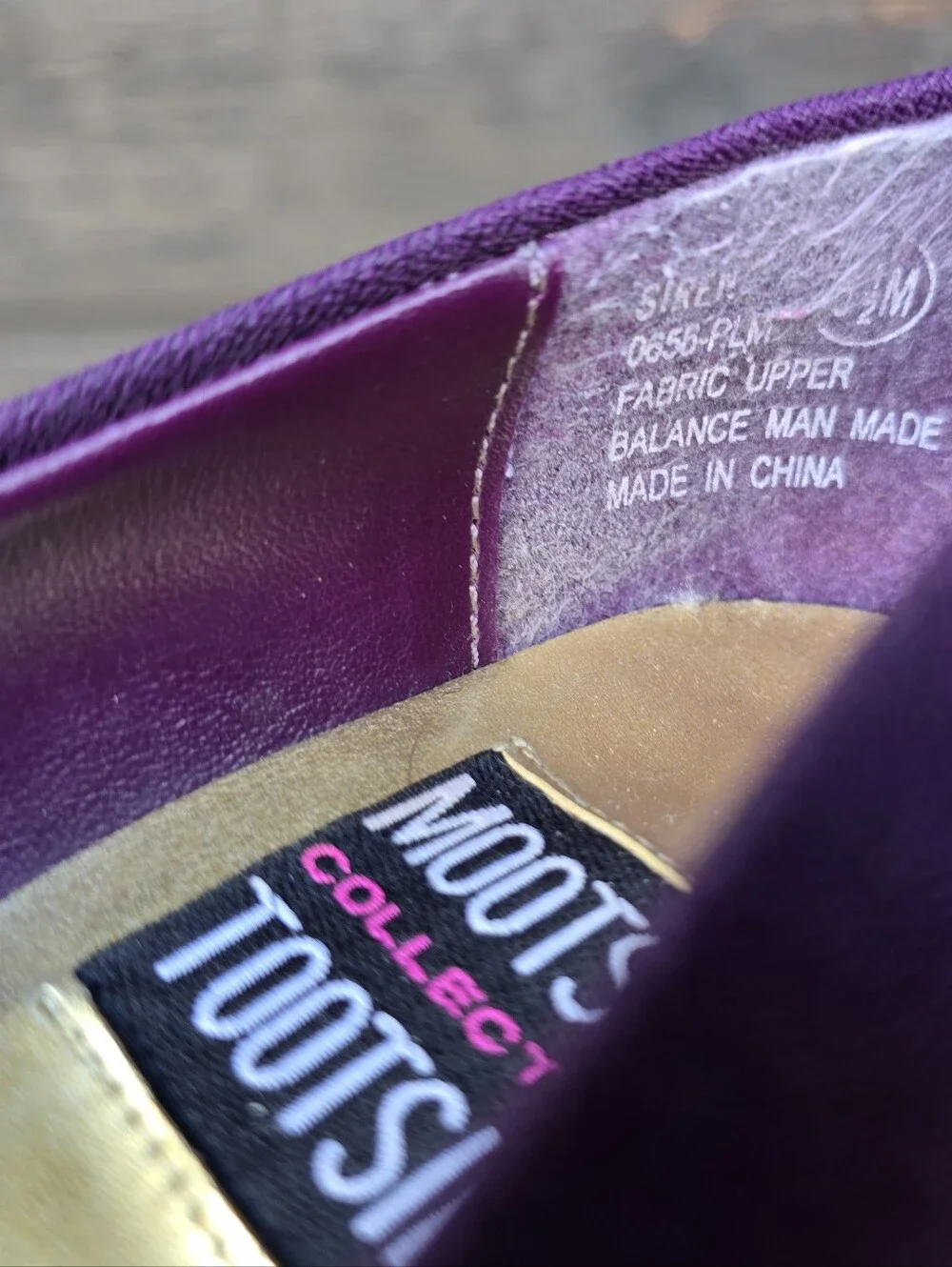 Mootsies Tootsies Siren 90s Office Siren Plum Purple Kitten Heel Pumps 6.5M